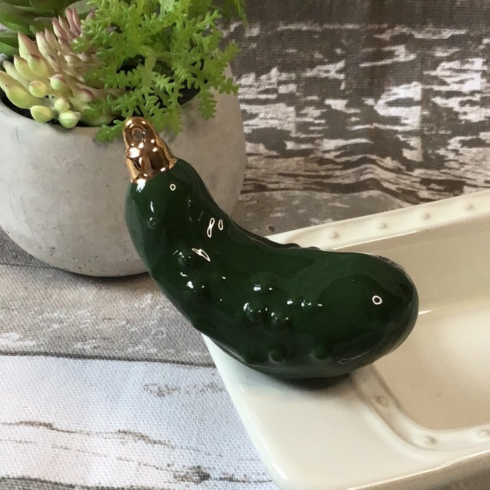 Nora Fleming Christmas Pickle Mini NWT